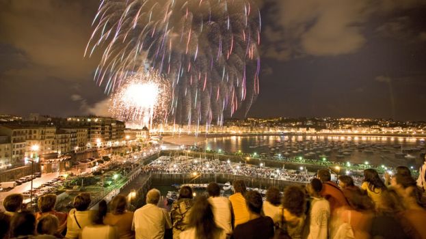 Fuegos en Donostia